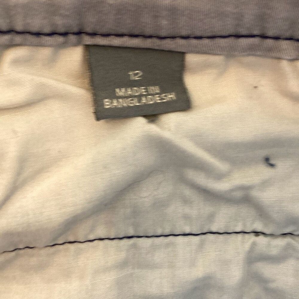 Natural Reflections Navy Blue Chino Shorts Womens Size‎ 12 Stretch Cotton Casual - Picture 5 of 10